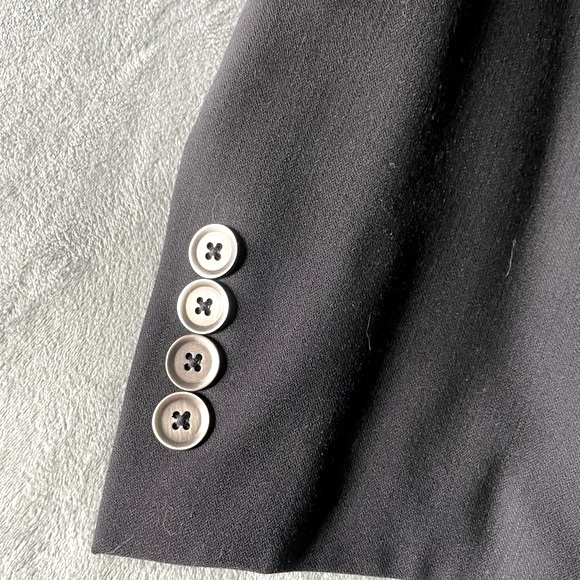 Calvin Klein Men’s Single Breast Navy Regular Fit 97% Wool Blazer Jacket 42R - Picture 5 of 8